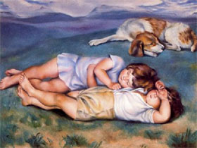 ninos durmiendo