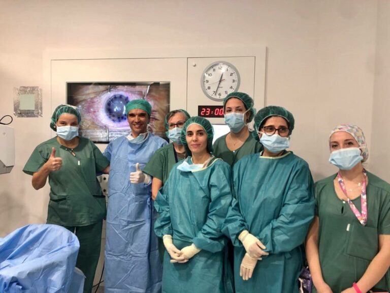 El HUVN inicia el trasplante de endotelio para recuperar la visión sustituyendo solo una capa de la córnea