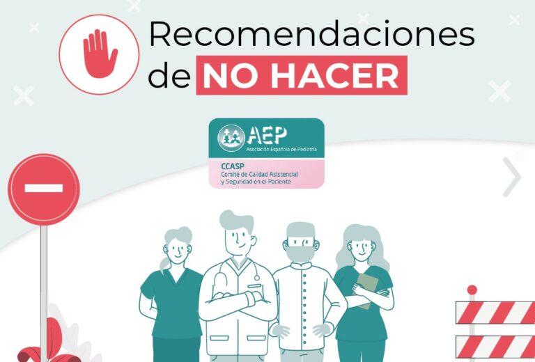 Los pediatras editan una Guía con lo que ‘No hay que hacer’