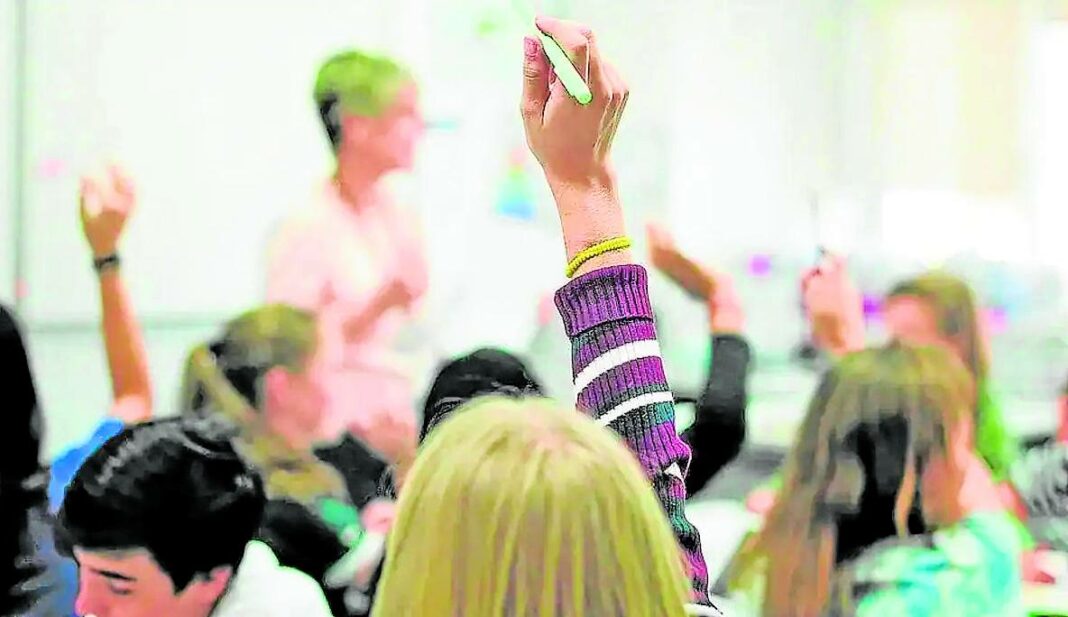 Estudiantes con autismo integrados en aulas ordinarias.