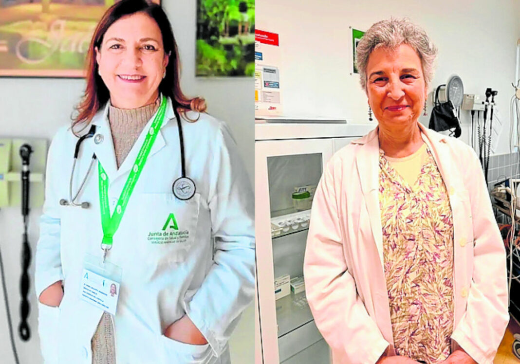 Las médicas de familia del Distrito Sanitario Jaén-Jaén Sur, María Isabel Ballesta, y del Área Sanitaria Norte de Jaén y jefa de estudios de la Unidad de Formación Norte-Nordeste, Antonina Rodríguez Bayón